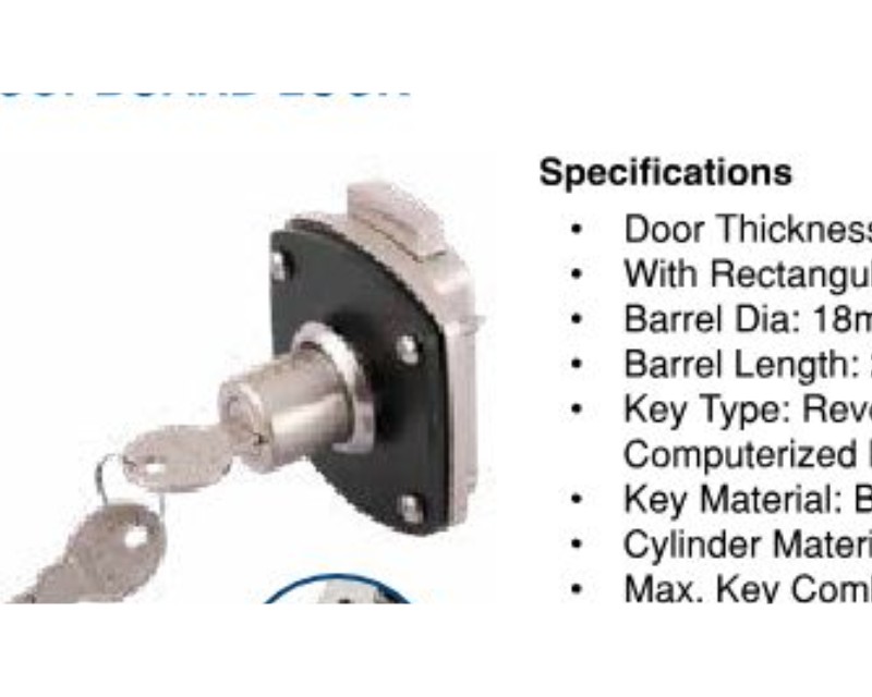 Regular Size Cupboard Lock (20/25mm)
