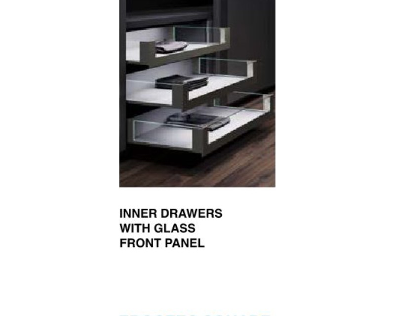 Slim Pro Ergotec Inner Drawer - Glass Front Panel