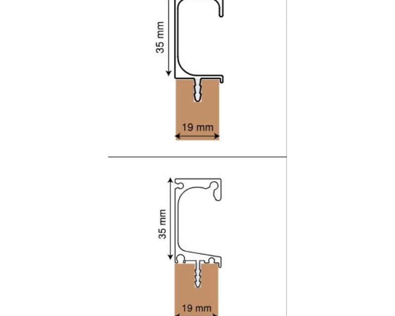 Wooden Door Profile - G & G2 Handle