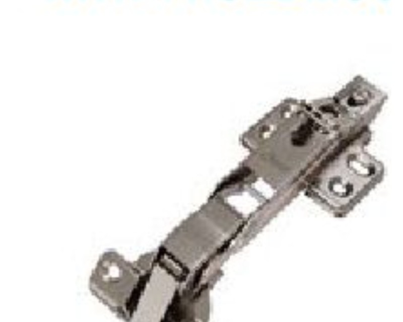 Soft Close Clip-On Wide Angle Hinge With 4 Hole Mounting Plate