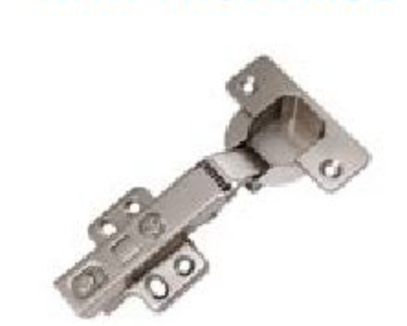 Soft Close Clip-On Thick Door Hinge With 4 Hole Mounting Plate