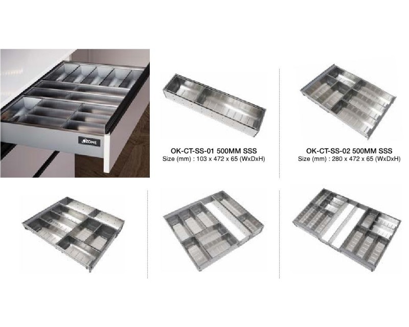 SS Cutlery Tray